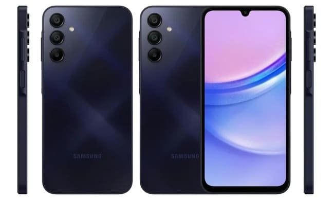 گلکسی A15 از زوایای مختلف