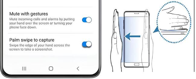 فعال سازی استکرین شات ژست حرکتی در موبایل سامسونگ Galaxy A15