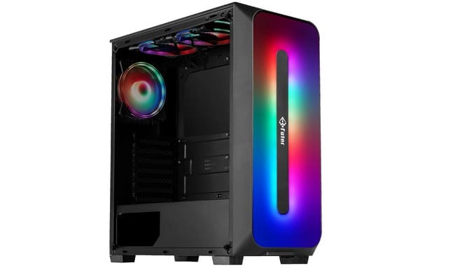 کیس Fater F-530 با نورپردزای RGB