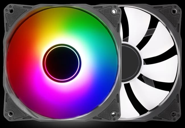 فن Rifle Bearing خنک کننده GLACIER ECO با نورپردازی RGB