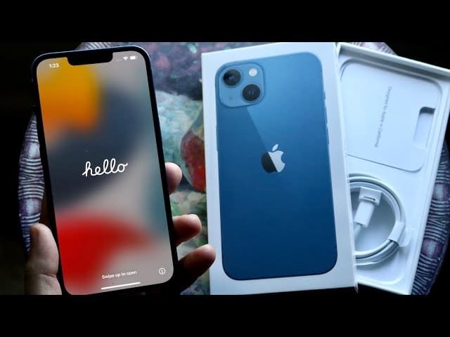 محتویات جعبه ایفون ۱۳ بدون شارژر