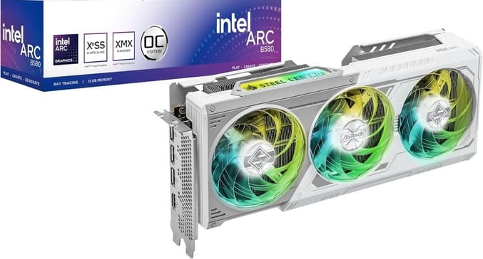 اولین تصاویر از کارت گرافیک Asrock B580