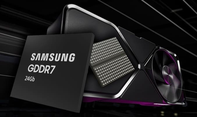 استفاده از حافظه های GDDR7 سامسونگ در RTX 5090