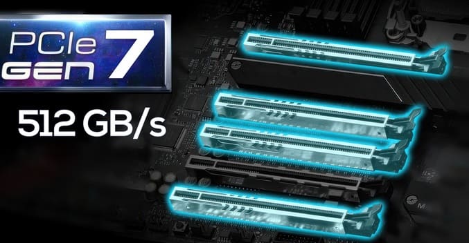 نسخه جدید پیش نویس PCIe 7.0 معرفی شد