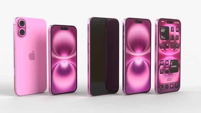 iPhone 16 pink صورتی