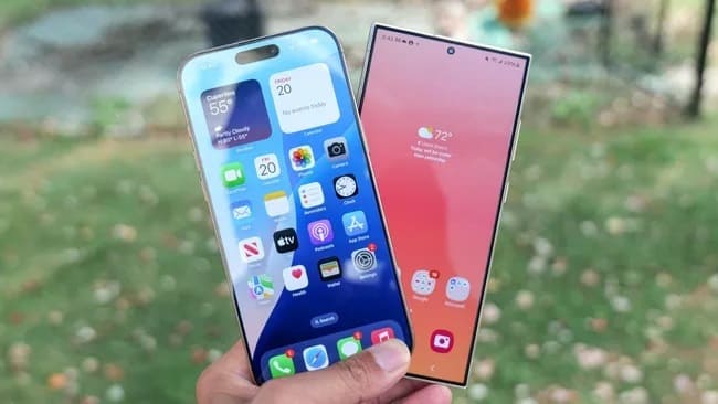 اس ۲۴ اولترا در کنار آیفون ۱۶ پرومکس