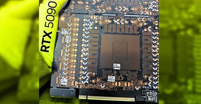 تصاویر لو رفته از برد کارت گرافیک RTX 5090