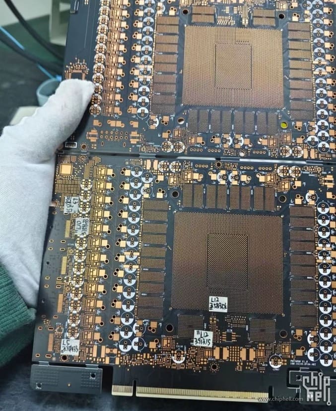 تصویر لورفته از طراحی برد GeForce RTX 5090