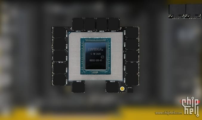 برد PCB کارت RTX 5090 TI