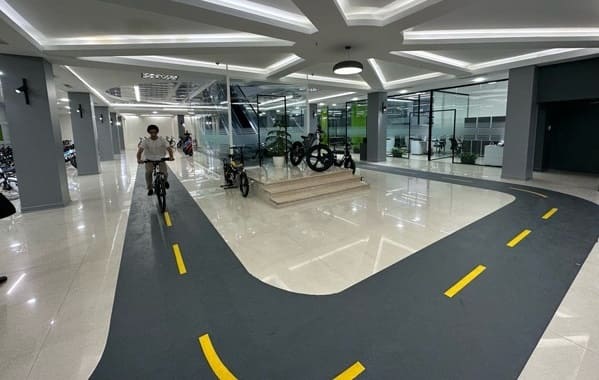 تست دوچرخه برقی