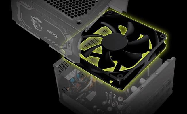 فن خنک کننده منابع تغذیه سری MAG MSI