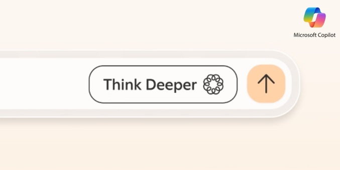 قابلیت Think deeper در برنامه copilot