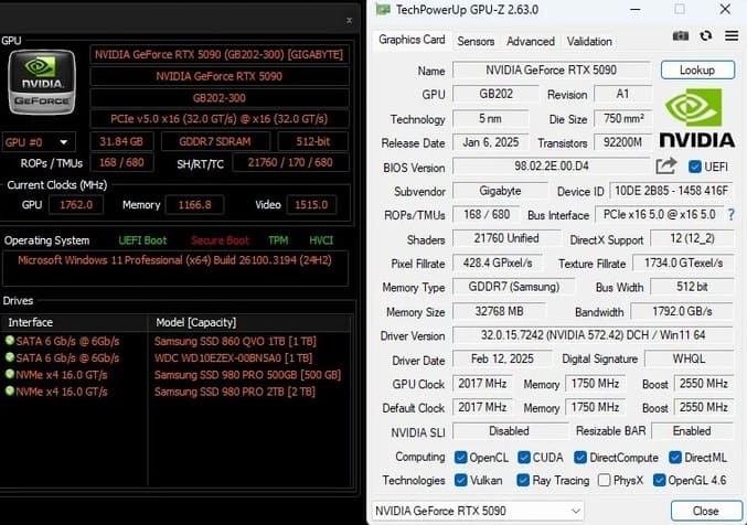 تعداد ROPهای نسخه معیوب RTX 5090