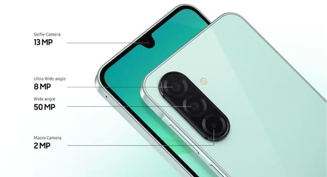 مشخصات دوربین Galaxy A26