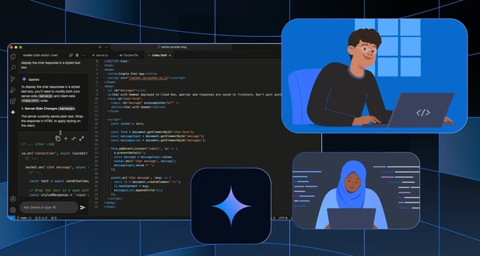دستیار برنامه نویسی گوگل