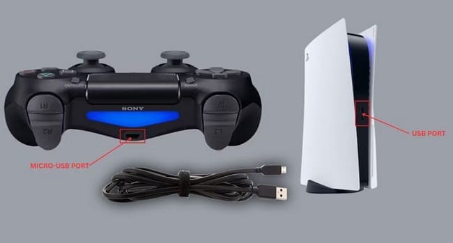 اتصال دسته Ps4 به ps5