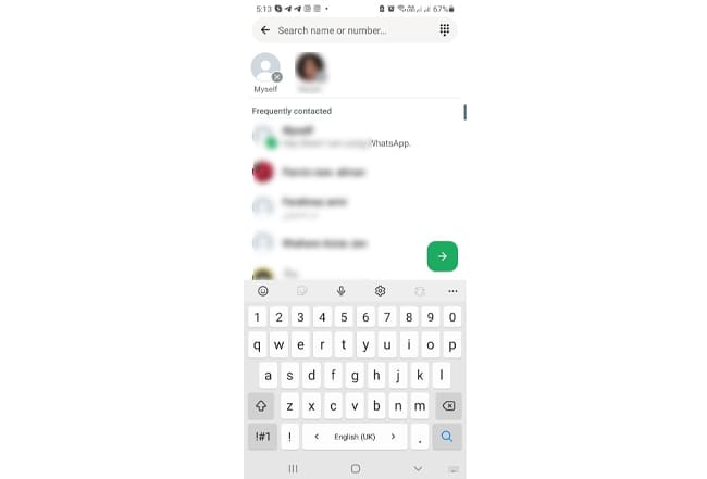 روش ارسال پیام به شماره خود
