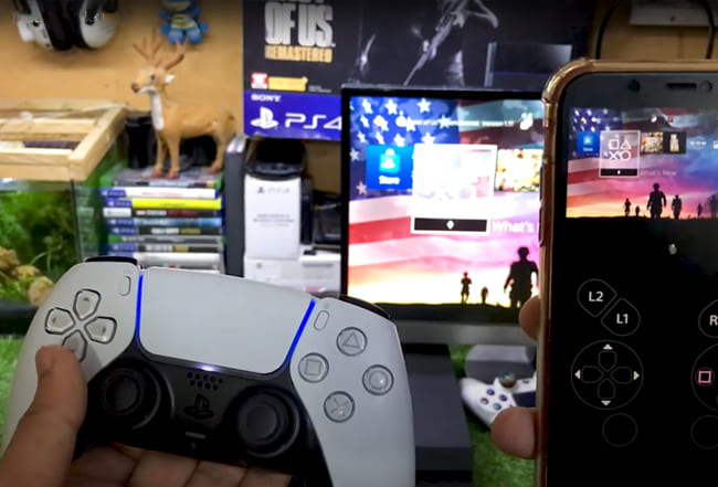 استفاده از دسته DualSense روی کنسول PS4