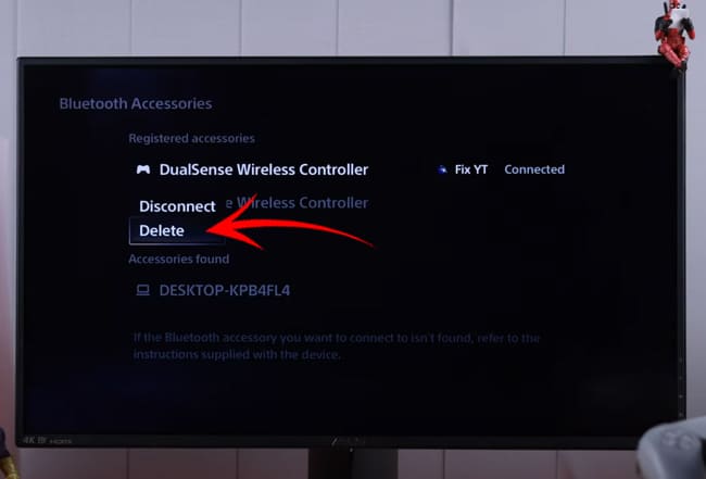 قطع اتصال دسته DualSense از کنسول PS5