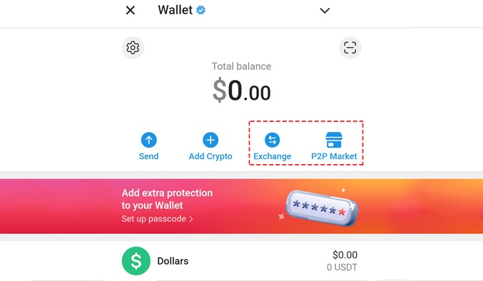 مبادله و تبدیل رمزارز با استفاده از کیف پول تلگرام