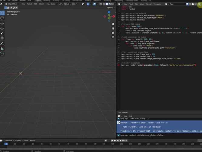 ساختن انیمیشن با قابلیت هوش مصنوعی Blender