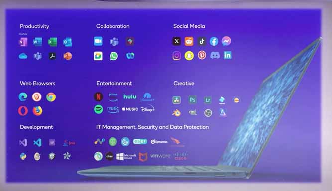 مجموعه نرم‌افزارهای لپ‌تاپ ARM