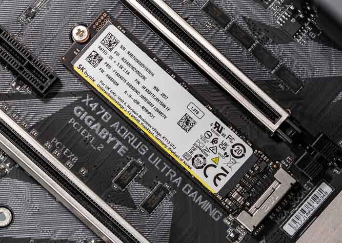 حافظه SSD M.2 روی مادربرود