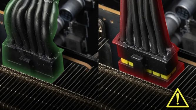 ذوب شدن کابل کارت گرافیک MSI RTX 50