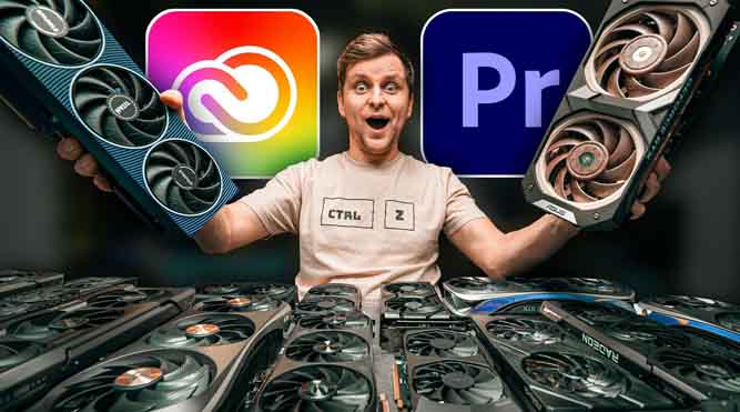  کارت گرافیک مخصوص اجرای پریمیر و ادوبی creative