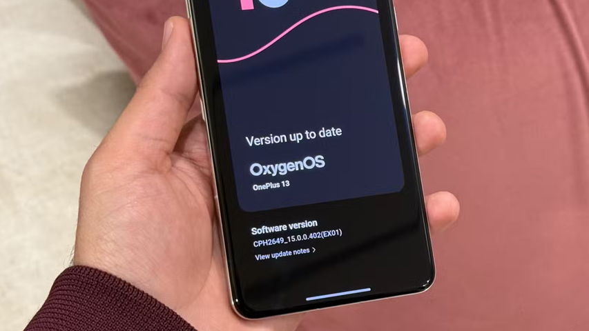 صفحه آپدیت اکسیژن او اس وان پلاس