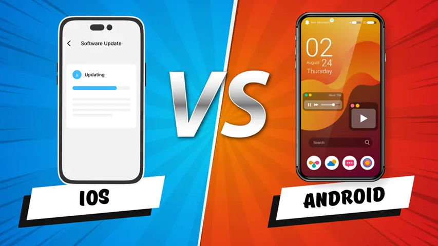 مقایسه سیستم عامل اندروید با iOS