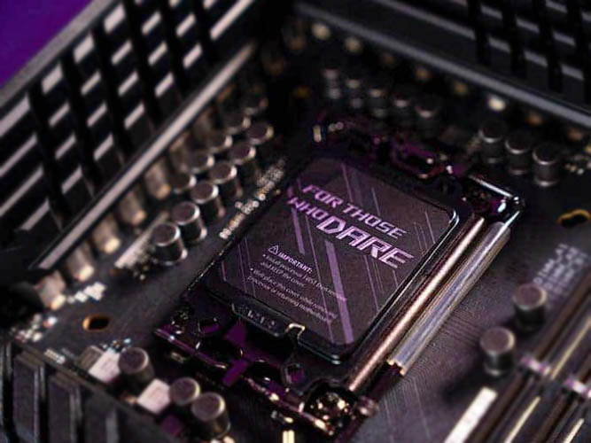 پردازنده نصب شده روی مادربورد