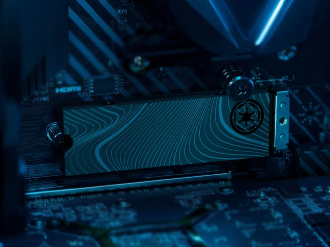 حافظه NVMe نصب شده در مادربورد