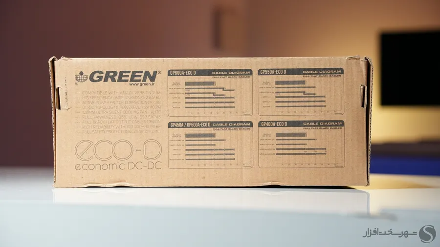 جعبه بررسی پاور گرین 600 وات