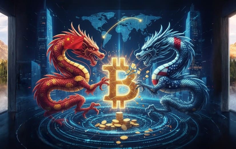 بیت کوین آمریکا چین