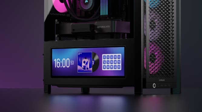 کیس هوشمند با نمایشگر لمسی