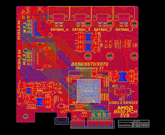 کارت توسعه AMD B650