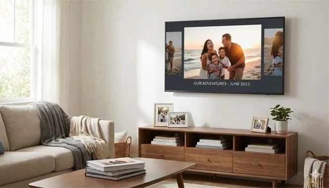 گوگل فوتوز Samsung AI TV