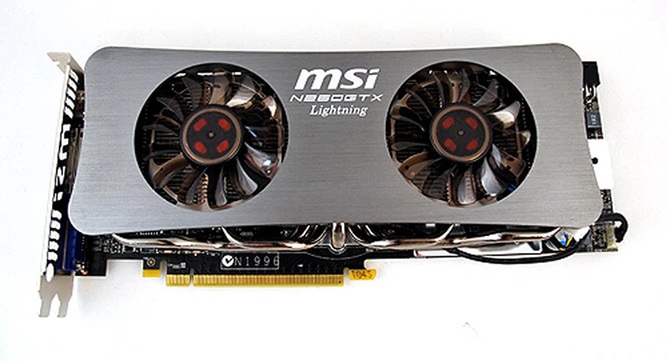 کارت گرافیک MSI GTX 260 Lightning با اولین نسل Twin Frozr