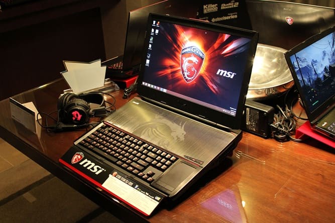 نمایش لپ تاپ MSI GT80 Titan SLI در CES 2015
