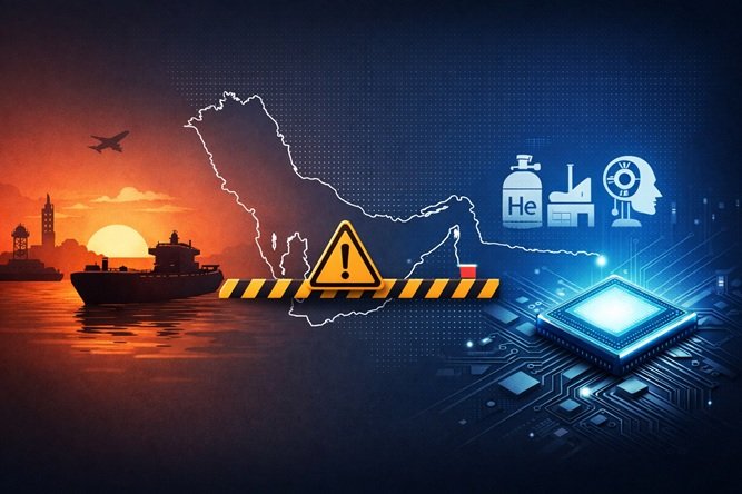 تاثیر بستن تنگه هرمز بر صنعت تراشه