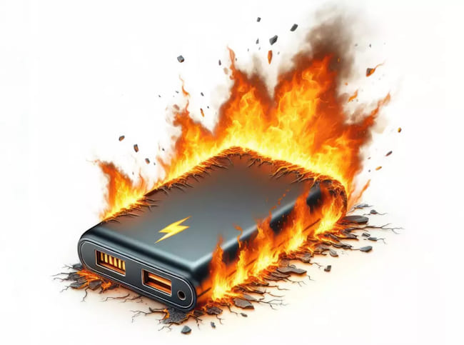 سوختن پاوربانک انکر