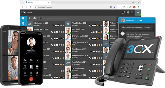 مزایای سیستم تلفنی 3cx