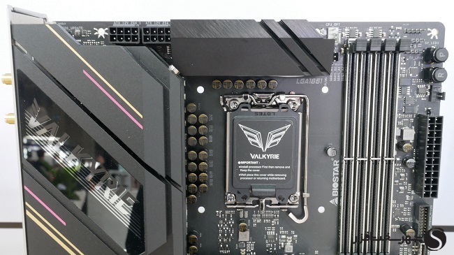 مادربرد BIOSTAR Z890 Valkyrie به نمایش گذاشته شده در غرفه بایوستار کامپیوتکس
