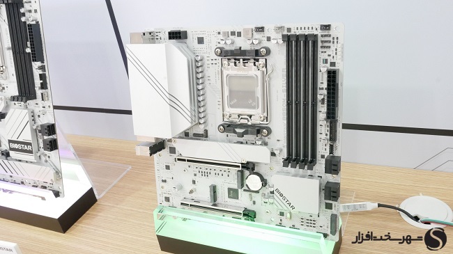 تصویر مادربرد جدید بایوستار: B850M-SILVER