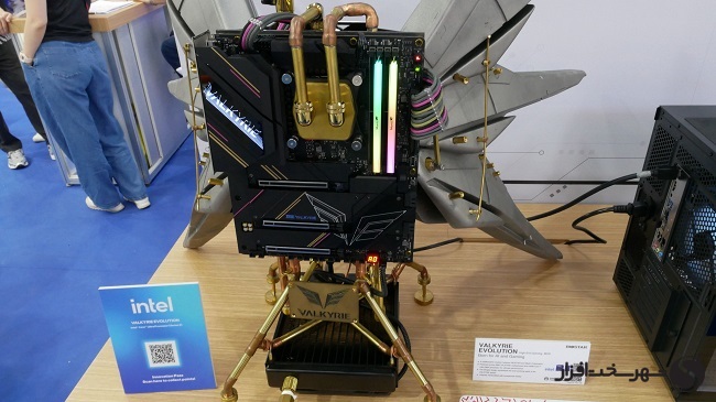 کیس گیمینگ مجهز به مادربرد BIOSTAR Z890 Valkyrie