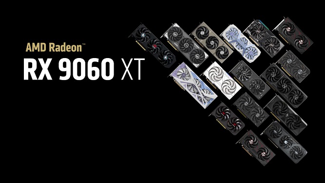 عرضه کارت گرافیک AMD RX 9060 XT