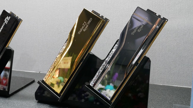 ماژول‌های رم G.SKILL Trident Z5 Royal Neo DDR5-6000 با نورپردازی RGB