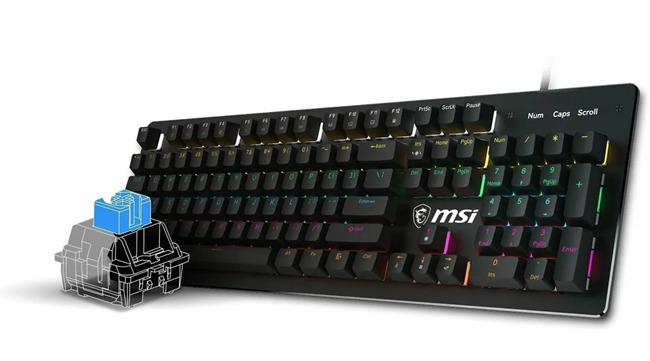 معرفی کیبوردهای گیمینگ MSI