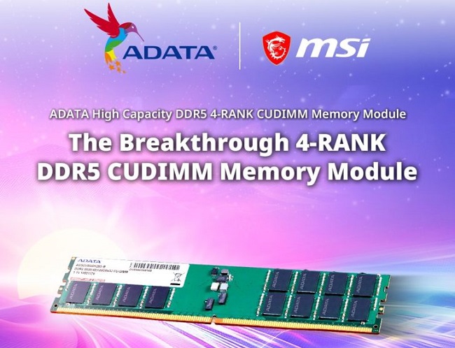 حافظه CUDIMM 4 رنگ MSI